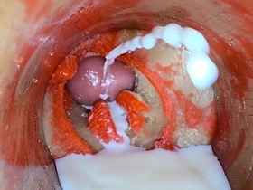 深入小穴的摄像头玩具捕捉到精液喷射剂量 japan superintendence merry porn