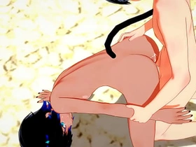 BL-猫男x狐男无套干两炮-伪娘变装日本亚裔漫画动漫游戏色情男同 delighted porn japan kiss