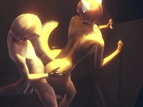 兽人耽美 - 狐狸给男孩打飞机然后在巷子里靠墙干他 - 动漫漫画亚洲日本游戏色情同性 gay porn hot top