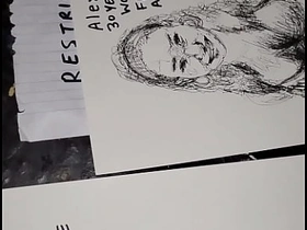 快速素描中给女人奶子喷上精液作为收尾 asian gay porn photo