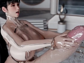 肥臀Ana肛交她的变性继女，Eve打飞机并把精液射满她的西装 japan gay porn boyfriend