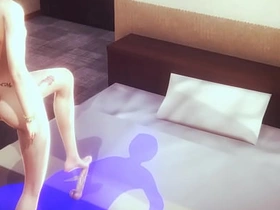 妖艳绿发女装少年惊艳技巧 - 日本亚洲漫画风男同色情 hot neighbour gay porn